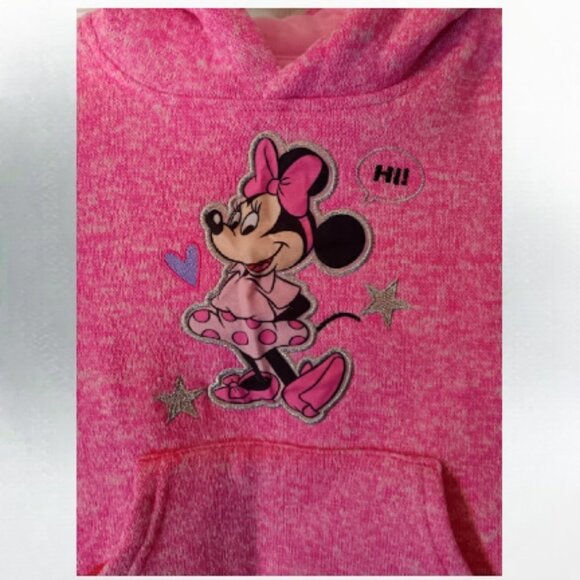 Disney Jr 4t Pink Minnie pullover hoodie - Picture 5 of 5